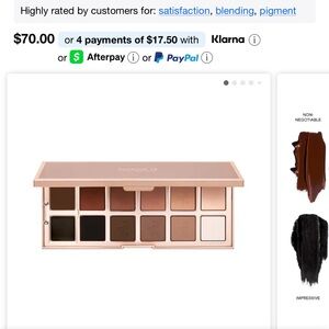 Patrick Ta Eyeshadow Palette - Neutral Browns and Creams